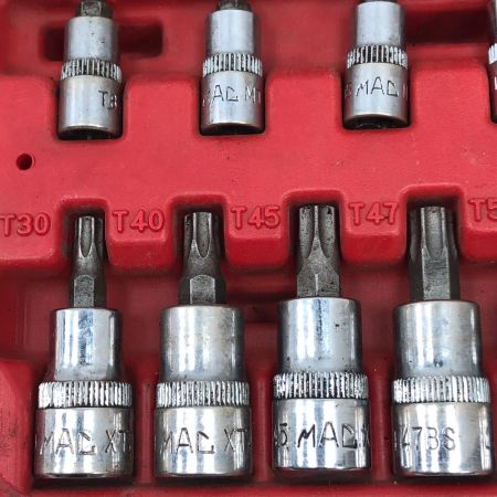  MAC TOOLS マック 工具 ハンドツール トルクスセット ST13B レッド