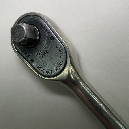  Snap-on スナップオン 工具 ハンドツール ラチェット F936 シルバー