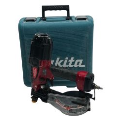 ◇◇ MAKITA マキタ エア釘打ち ケース付 エアツール AR410HR レッド Cランク