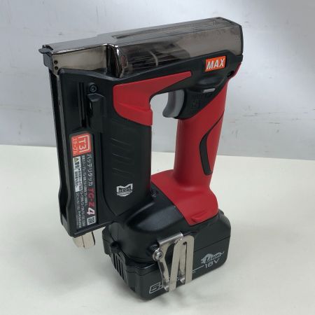  MAX マックス 電動工具 バッテリータッカー 未使用品(S) 付属品完備 TG-Z4-BC+25A レッド