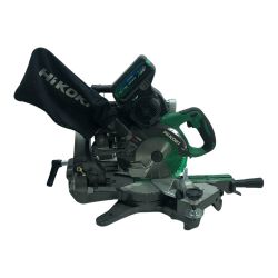 ◇◇ HiKOKI ハイコーキ スライド丸のこ 充電池1個付 コードレス式 C3606DRB グリーン×ブラック Cランク