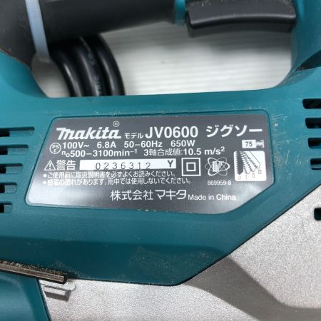  MAKITA マキタ ジグソー コード式 ケース付 JV0600 ブルー