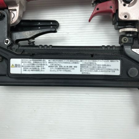  MAX マックス エアツール エアネイラ ケース付 HA-38F2 レッド