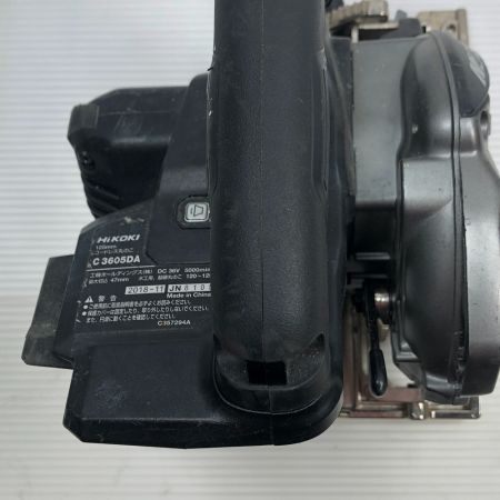  HiKOKI ハイコーキ 丸のこ 充電池1個付 コードレス式 C3605DA ブラック