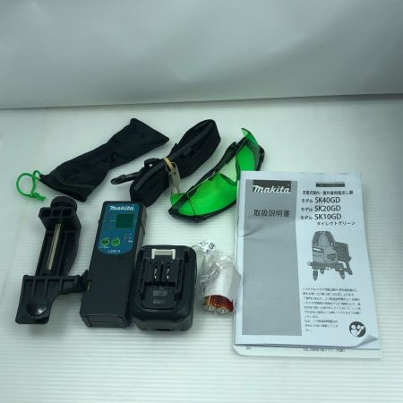  MAKITA マキタ レーザー墨出し器 ケース付 12v SK20GD ブルー