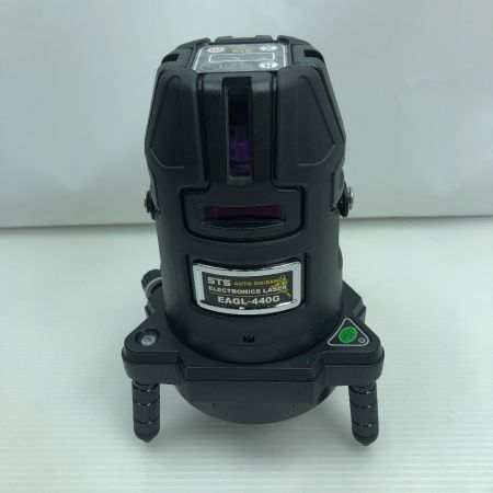  STS レーザー墨出し器 付属品完備 コードレス式 EAGL-440G ブラック