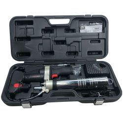 ◇◇ KTC ケーティーシー グリースガン 充電器・充電池1個・ケース付 電動工具 JTAE911 ブラック Aランク