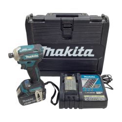 ◇◇ MAKITA マキタ インパクトドライバ 充電器・充電池1個・ケース付 電動工具 TD171DRGX ブルー Cランク