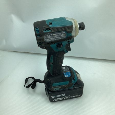  MAKITA マキタ インパクトドライバ 充電器・充電池1個・ケース付 電動工具 TD171DRGX ブルー