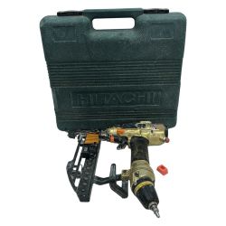 ◇◇ HITACHI 日立 高圧タッカ エアツール ケース付 N5004HMF ゴールド Cランク