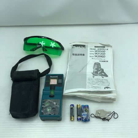  MAKITA マキタ レーザー墨出し器 ケース付 コードレス式 SK312GD ブルー