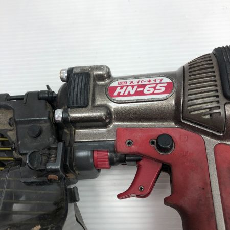  MAX マックス エア釘打ち 本体のみ エアツール HN-65 レッド