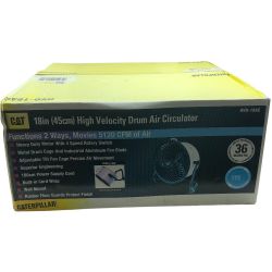 ◇◇ CAT 工場扇 付属品完備 コード式 HVD-18AC イエロー Sランク