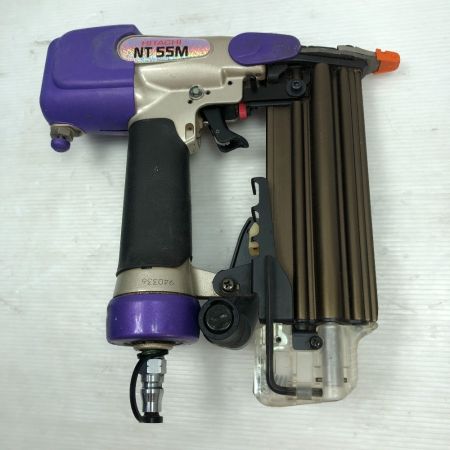  HITACHI 日立 仕上釘打ち エアツール 本体のみ NT55M パープル