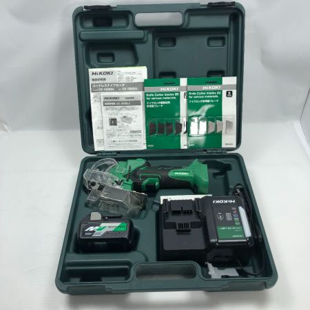  HiKOKI ハイコーキ コードレスカッター 充電器・充電池1個・ケース付 コードレス式 CK 18DSAL グリーン