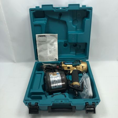  MAKITA マキタ 釘打ち機 ケース付 電動工具 AN933H ゴールド