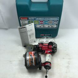 ◇◇ MAKITA マキタ エア釘打ち エアツール  ケース付 AN711H レッド Cランク