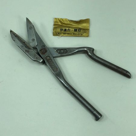  東北エスパル 伊達力 工具 ハンドツール 板金はさみ 替刃付 シルバー