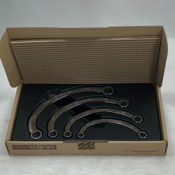 ◇◇ KTC ケーティーシー ハンドツール  ハーフムーンレンチセット  NTMH204 シルバー Bランク