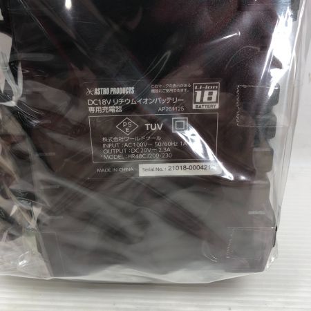  ASTRO PRODUCTS アストロプロダクツ 電動工具 エアインフレーター バッテリー、充電器付属 不明 レッド