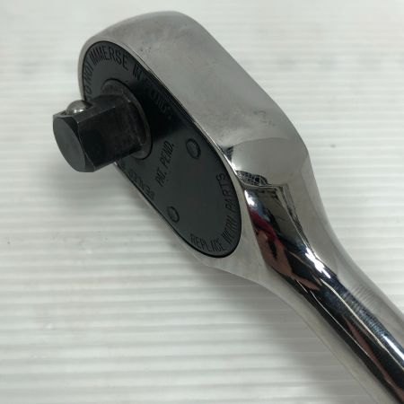  Snap-on スナップオン 工具 ハンドツール ラチェットハンドル 程度C 本体のみ S80A シルバー