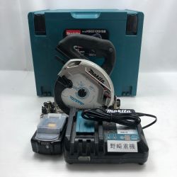 ◇◇ MAKITA マキタ 丸のこ 充電器・充電池1個・ケース付 コードレス式 18v HS631DGXSB ブラック Cランク