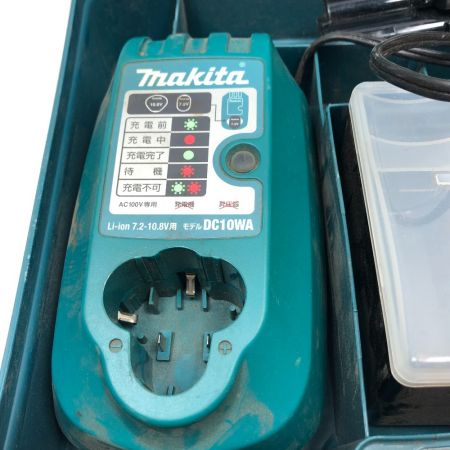  MAKITA マキタ ドライバドリル 充電器・充電池2個・ケース付 コードレス式 DF030D ブルー