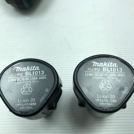  MAKITA マキタ ドライバドリル 充電器・充電池2個・ケース付 コードレス式 DF030D ブルー