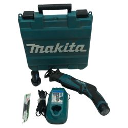 ◇◇ MAKITA マキタ レシプロソー 充電器・充電池2個・ケース付 コードレス式 JR101D ブルー Cランク
