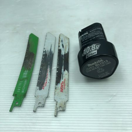  MAKITA マキタ レシプロソー 充電器・充電池2個・ケース付 コードレス式 JR101D ブルー