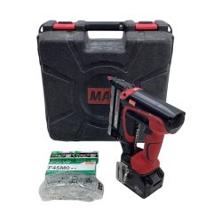 ◇◇ MAX マックス ピンネイラ 充電池1個・ケース付 コードレス式 TJ-35P4 レッド Cランク