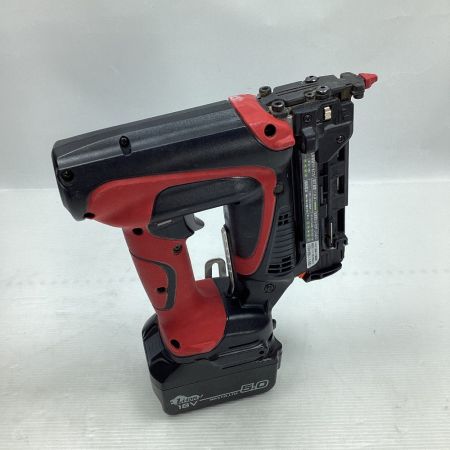  MAX マックス ピンネイラ 充電池1個・ケース付 コードレス式 TJ-35P4 レッド