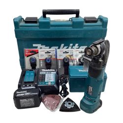 ◇◇ MAKITA マキタ マルチツール 充電器・充電池1個・ケース付 コードレス式 TM51D ブルー Cランク