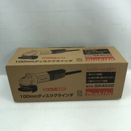 €€ MAKITA マキタ 電動工具 ディスクグラインダー コード式 GA4032 ブルー