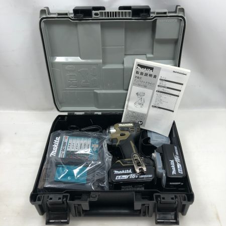  MAKITA マキタ 電動工具 インパクトドライバ 未使用品(S) 付属品完備 TD173DRGXO オリーブ