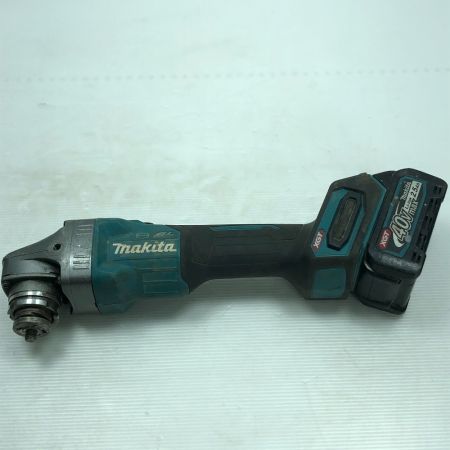  MAKITA マキタ ディスクグラインダー 充電池1個付 コードレス式 40v GA001G ブルー