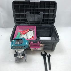 ◇◇ MAKITA マキタ トリマー 刃・ケース付 18v  RT50D ブルー Cランク