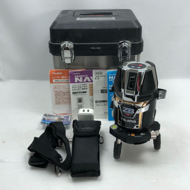 中古】 TAJIMA タジマ レーザー墨出し器 ケース付・受講機 ZEROBLN-KCJ ...