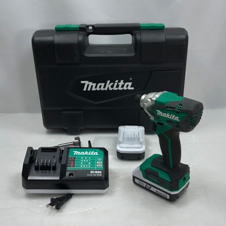  MAKITA マキタ インパクトドライバ 付属品完備 コードレス式 MTD002DSX グリーン