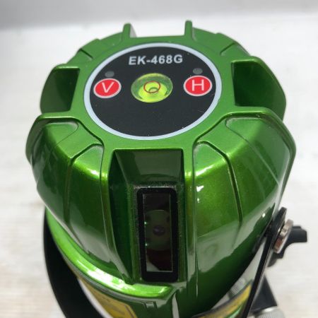  FUKUDA レーザー機器 レーザー墨出し器 付属品完備 コードレス式 EK-468G グリーン