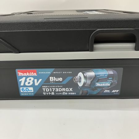  MAKITA マキタ 充電式インパクトドライバ 18v 6.0Ah TD173DRGX ブルー 未使用品