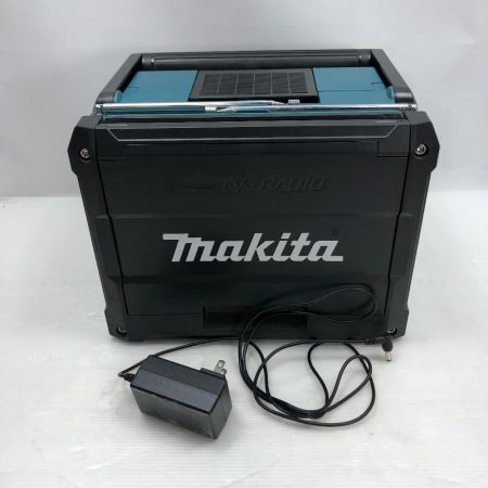  MAKITA マキタ 充電式ラジオ付テレビ コードレス式 ACアダプター付 TV100 ブルー