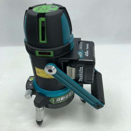  MAKITA マキタ レーザー墨出し器  充電器・充電池1個・ケース付 受信機 電源アダプタ SK506GDN ブルー