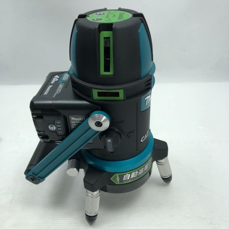  MAKITA マキタ レーザー墨出し器  充電器・充電池1個・ケース付 受信機 電源アダプタ SK506GDN ブルー