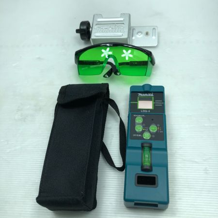  MAKITA マキタ レーザー墨出し器  充電器・充電池1個・ケース付 受信機 電源アダプタ SK506GDN ブルー