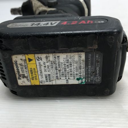  Panasonic パナソニック インパクトレンチ 充電池1個付 電動工具 EZ75A3 ブラック