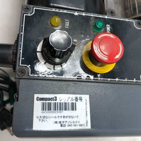  東洋アソシエイツ 精密ミニ旋盤 工具関連用品 コード式 Compact3 ブラック