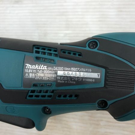  MAKITA マキタ アングルドリル コードレス式 充電池1個付 DA330DN ブルー