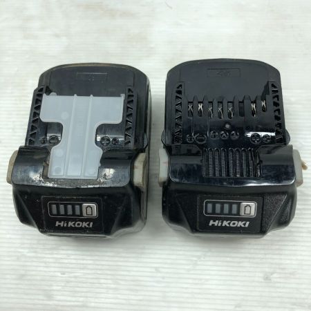  HiKOKI ハイコーキ インパクトレンチ 充電器・充電池2個・ケース付 コードレス式 WR18DBDL2 ブラック