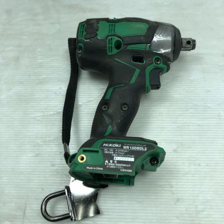 HiKOKI ハイコーキ インパクトレンチ 充電器・充電池2個・ケース付  コードレス式 WR18DBDL2 ブラック